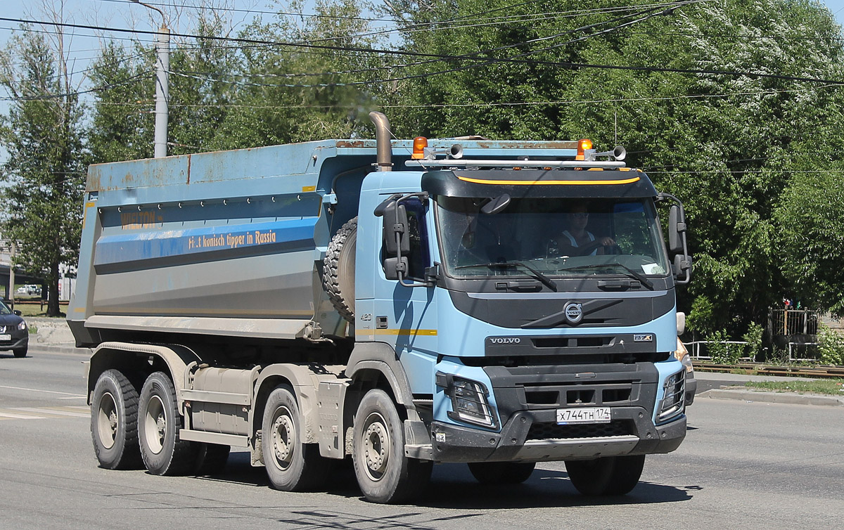 Челябинская область, № Х 744 ТН 174 — Volvo ('2013) FMX.420