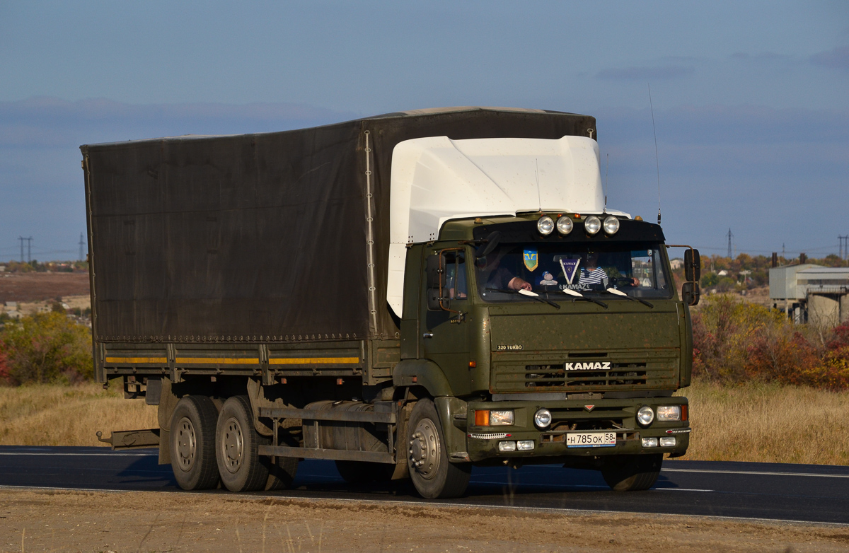 Пензенская область, № Н 785 ОК 58 — КамАЗ-65117-62