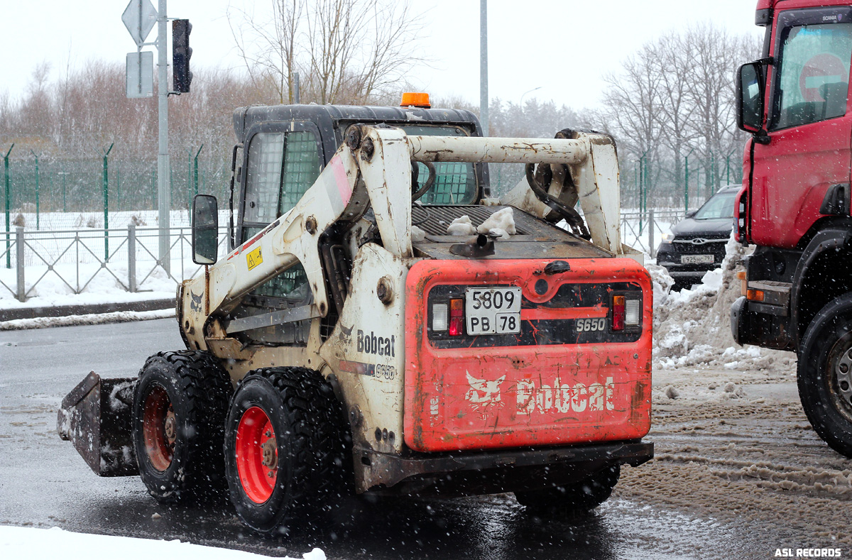 Санкт-Петербург, № 5809 РВ 78 — Bobcat S650