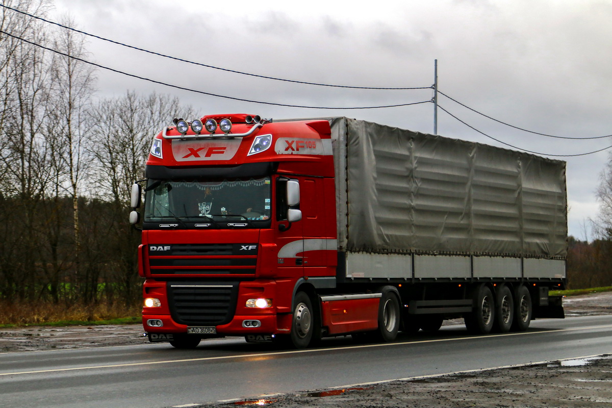 Минская область, № АО 3608-5 — DAF XF105 FT