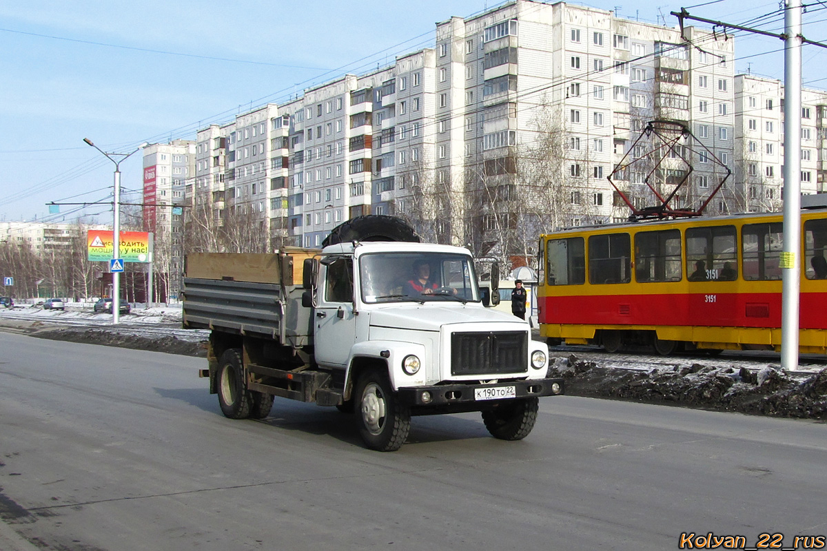 Алтайский край, № К 190 ТО 22 — ГАЗ-3309