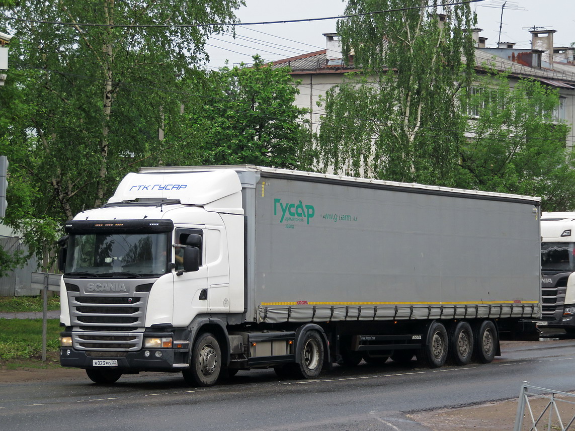Владимирская область, № В 023 РО 33 — Scania ('2013) G400