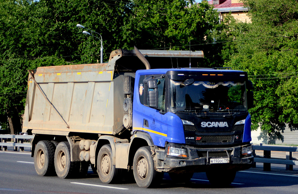 Москва, № В 190 ОС 799 — Scania ('2016) P440