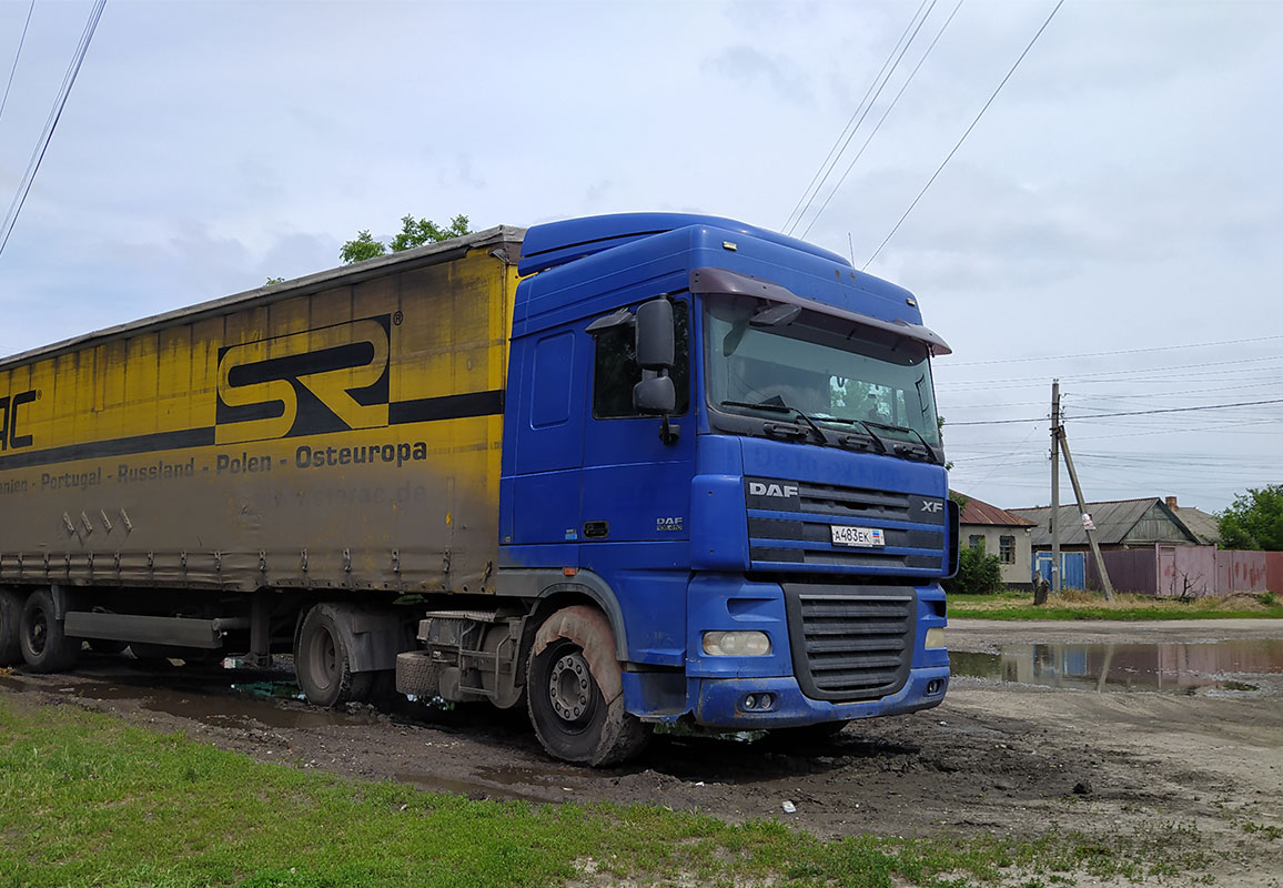 Луганская область, № А 483 ЕК — DAF XF105 FT