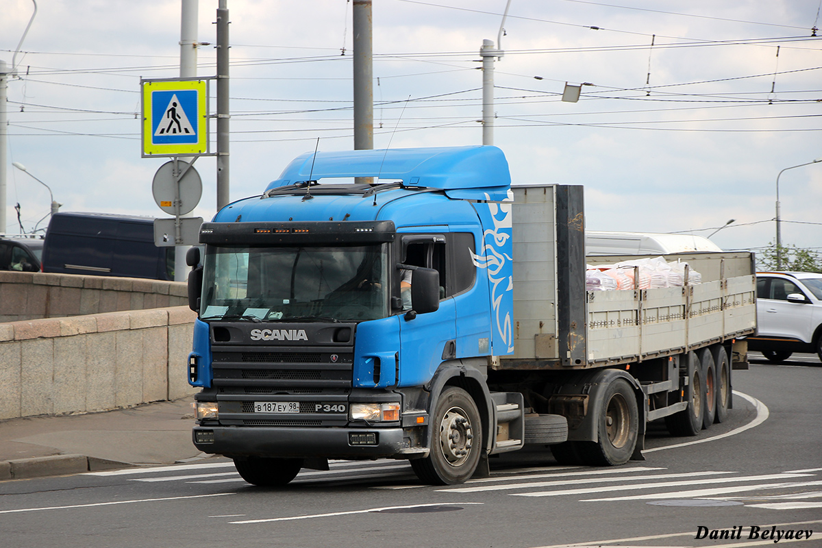 Санкт-Петербург, № В 187 ЕУ 98 — Scania ('2004) R340