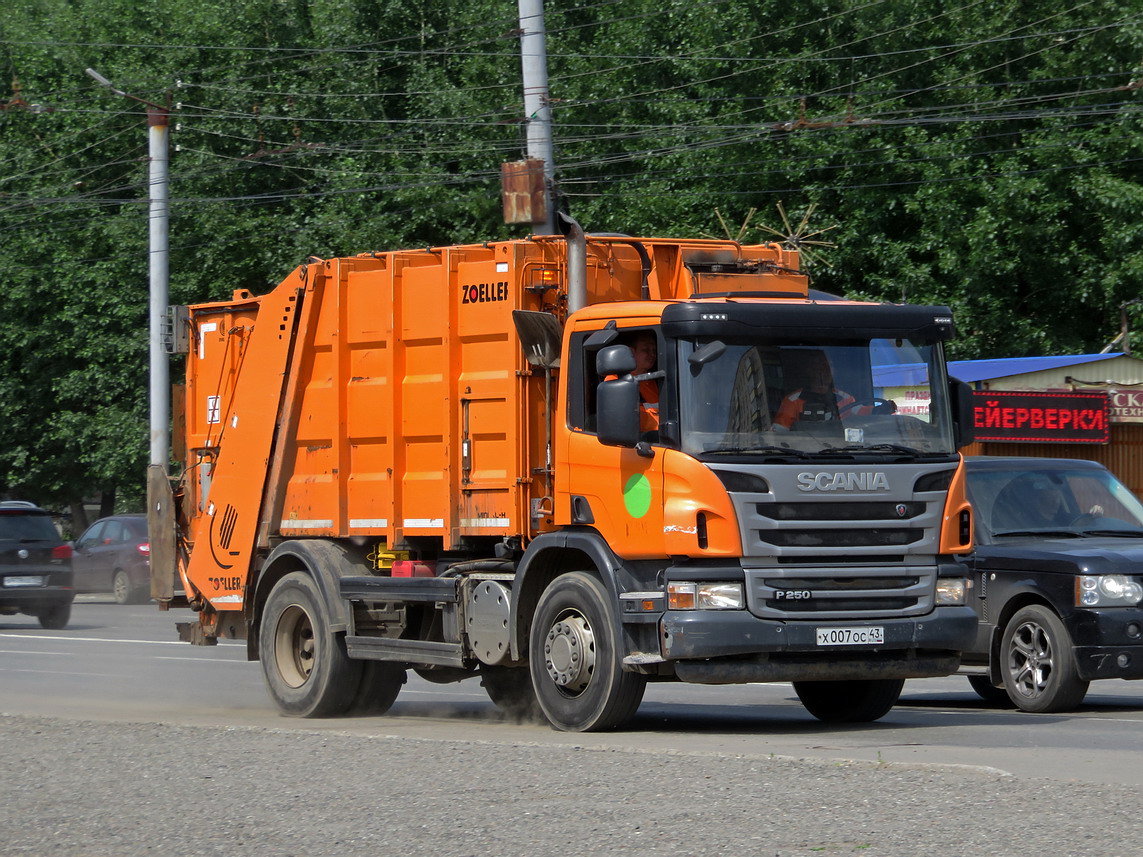 Кировская область, № Х 007 ОС 43 — Scania ('2011) P250