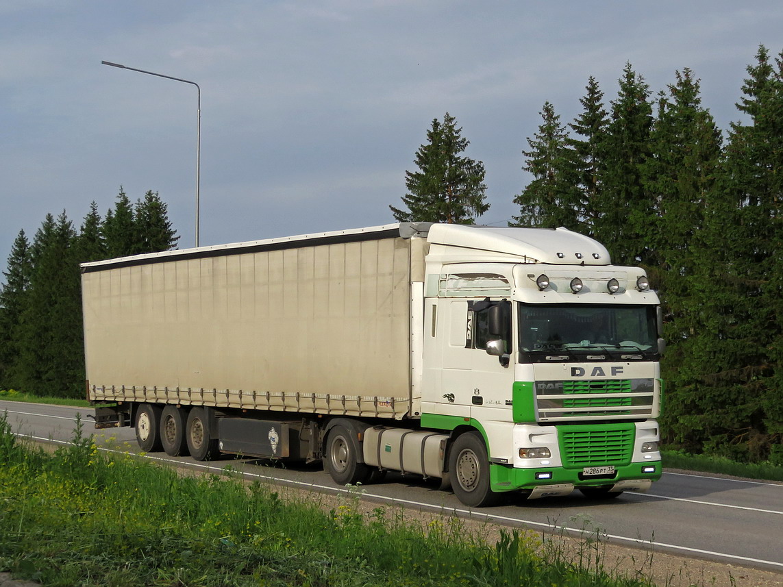 Владимирская область, № Н 286 РТ 33 — DAF XF95 FT