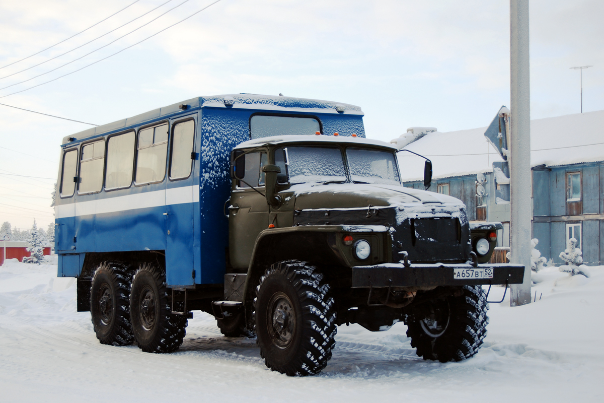 Нижегородская область, № А 657 ВТ 52 — Урал-4320 (общая модель)