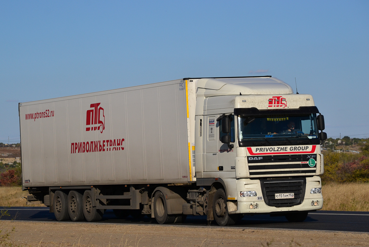 Нижегородская область, № О 151 ХМ 152 — DAF XF105 FT