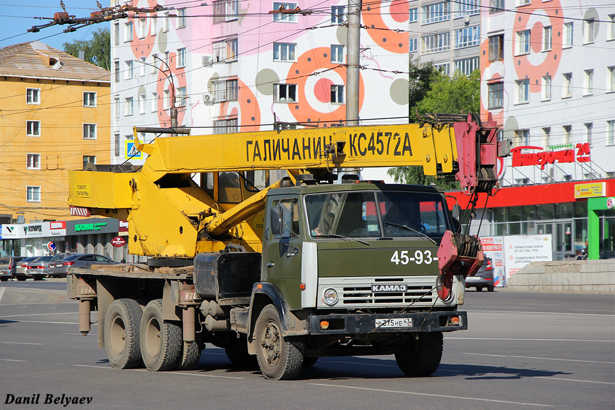 Кировская область, № Р 375 НЕ 43 — КамАЗ-53212