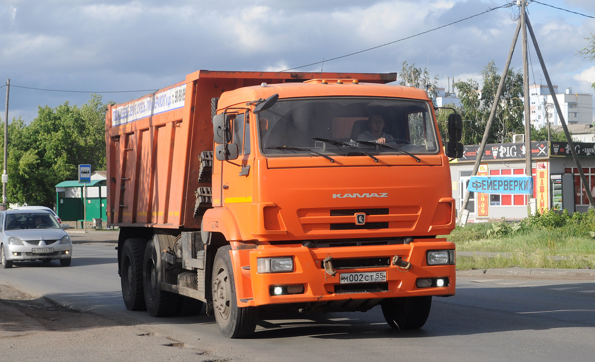 Омская область, № М 002 СТ 55 — КамАЗ-6520-73