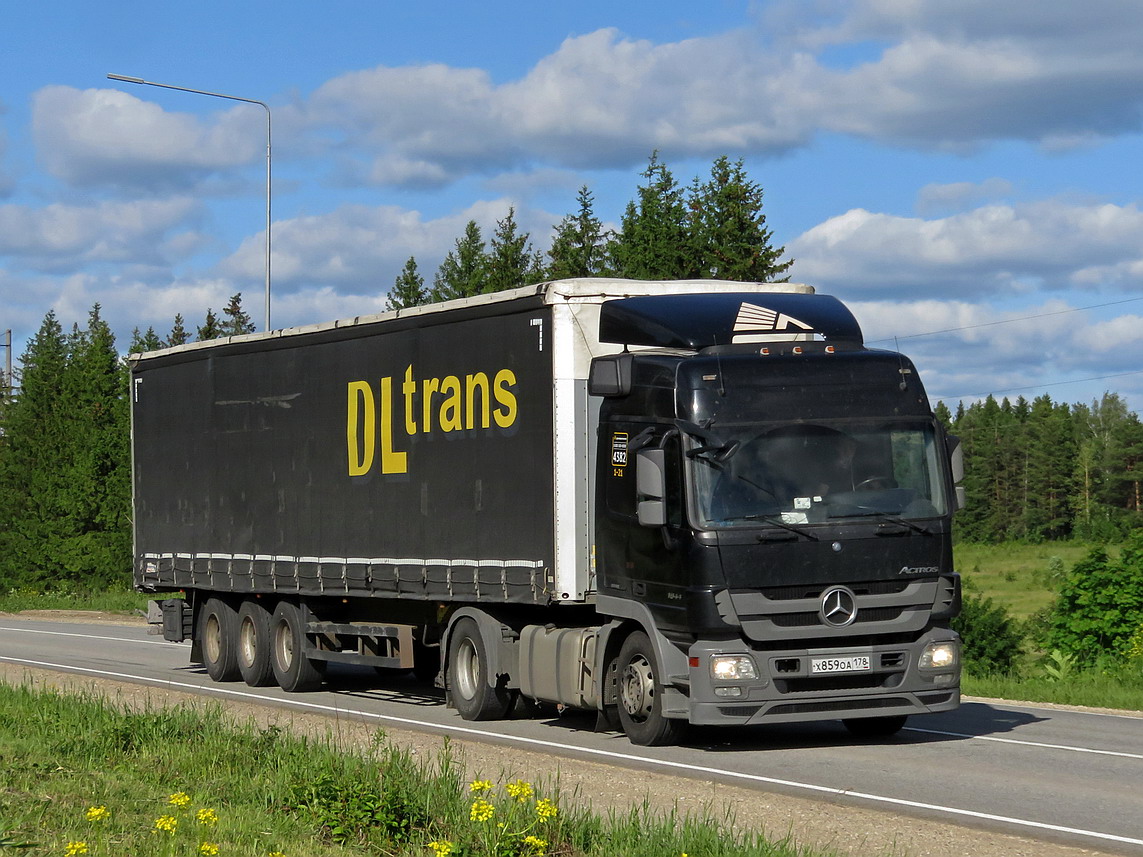 Санкт-Петербург, № Х 859 ОА 178 — Mercedes-Benz Actros ('2009) 1844