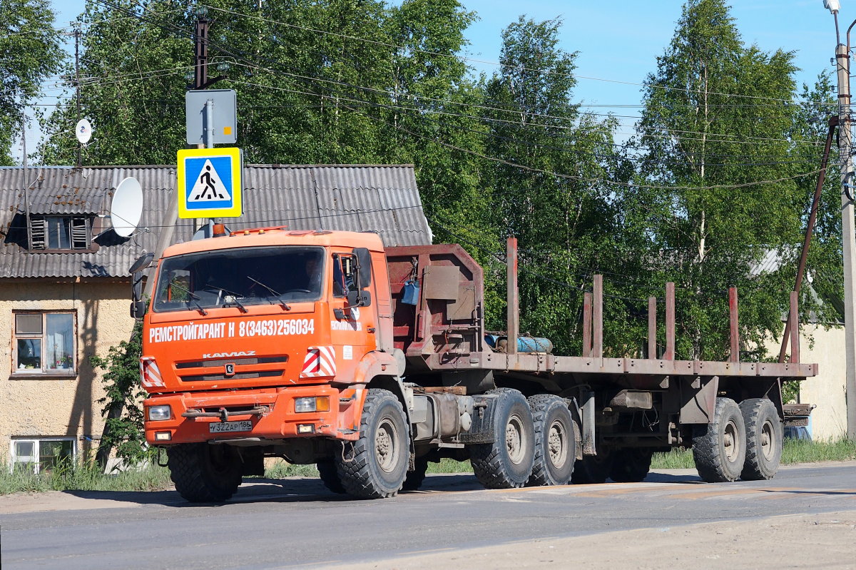 Ханты-Мансийский автоном.округ, № У 322 АР 186 — КамАЗ-44108-24 [441083]