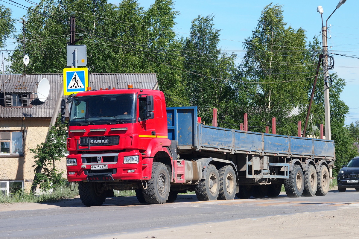 Тюменская область, № Р 493 УХ 72 — КамАЗ-65802