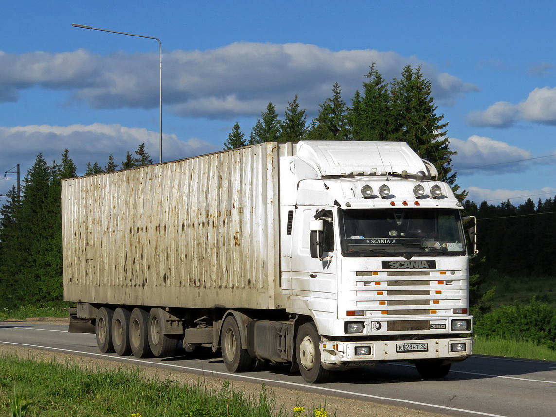 Орловская область, № К 828 НТ 82 — Scania (III) (общая модель)