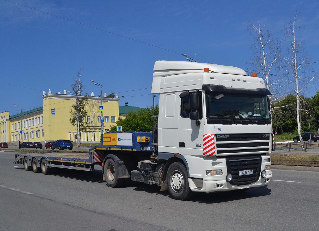 Удмуртия, № Е 471 ЕС 18 — DAF XF105 FT