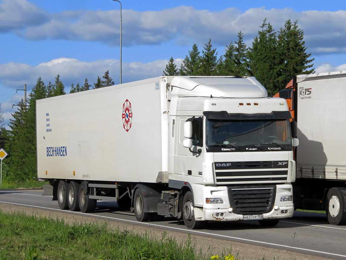 Нижегородская область, № Н 637 УР 152 — DAF XF105 FT