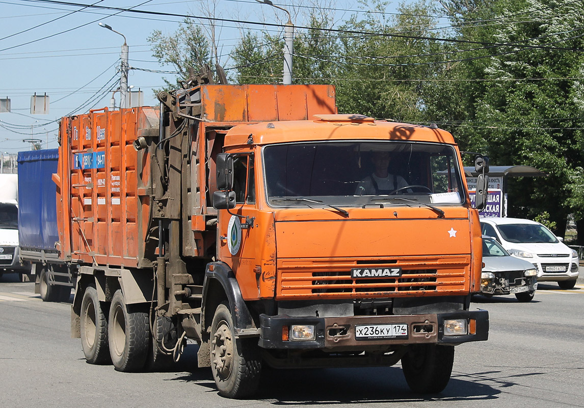 Челябинская область, № Х 236 КУ 174 — КамАЗ-65115 (общая модель)