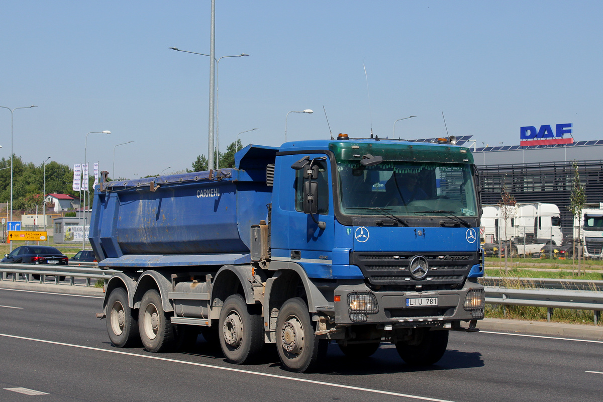 Литва, № LIU 781 — Mercedes-Benz Actros ('2003) 4141