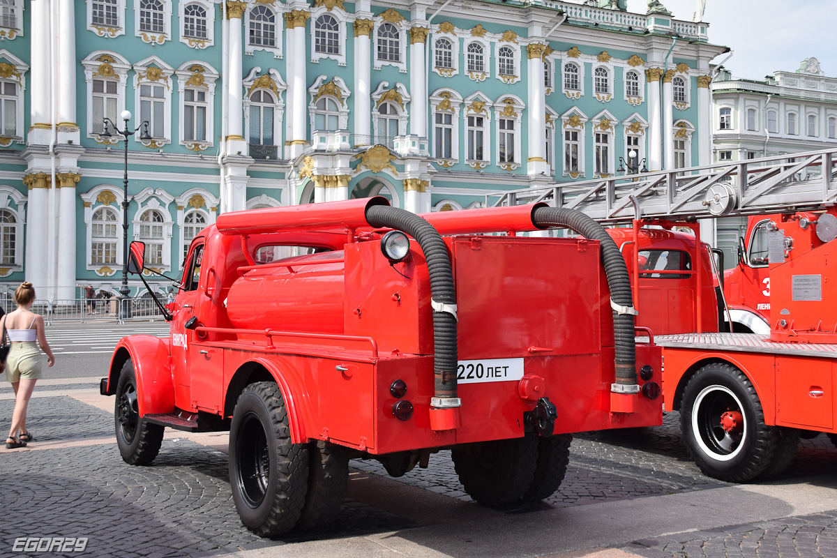 Санкт-Петербург, № (78) Б/Н 0023 — ГАЗ-51А; Санкт-Петербург — Парад, посвящённый 220-летию со дня образования пожарной охраны Санкт‑Петербурга (30.06.2023 г.)