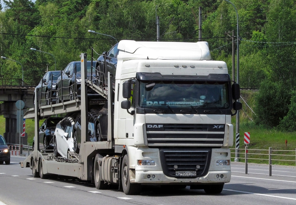 Московская область, № Х 290 ОУ 750 — DAF XF105 FT