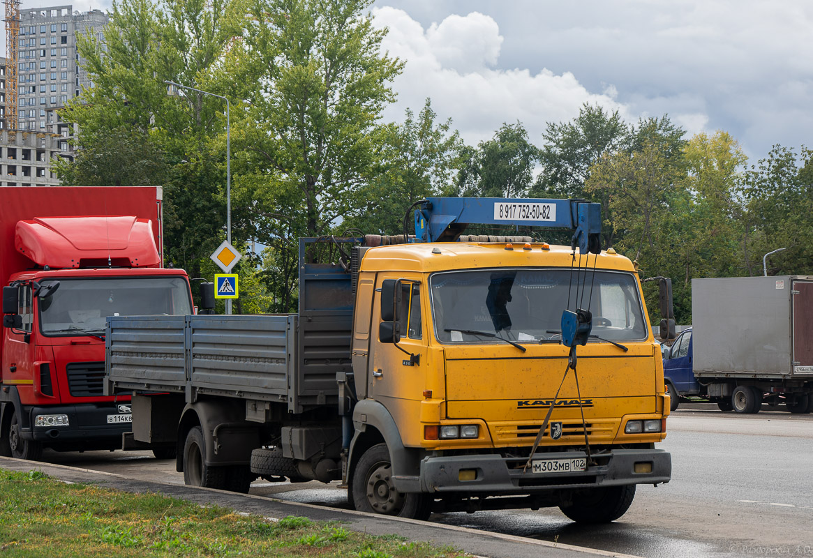 Башкортостан, № М 303 МВ 102 — КамАЗ-4308 [430800]