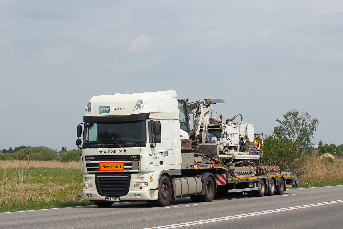 Литва, № MDR 015 — DAF XF105 FT