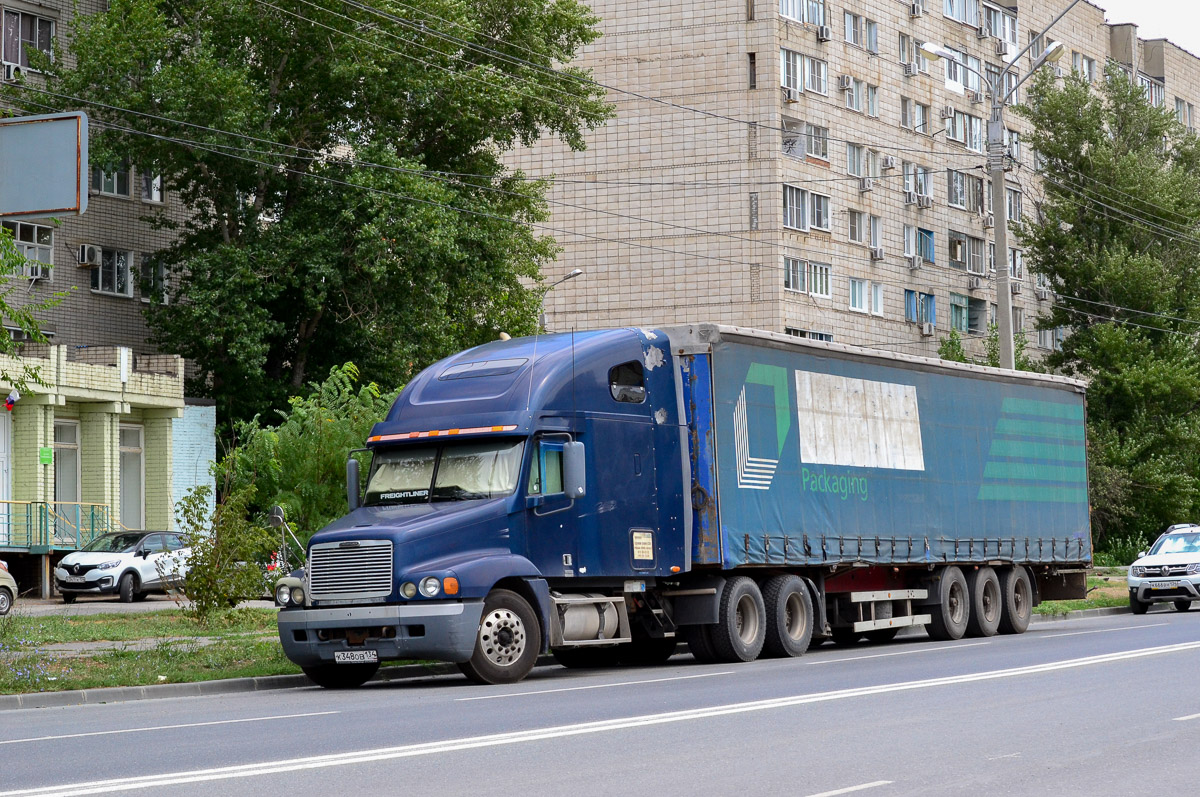 Волгоградская область, № К 348 ОЕ 134 — Freightliner Century Class