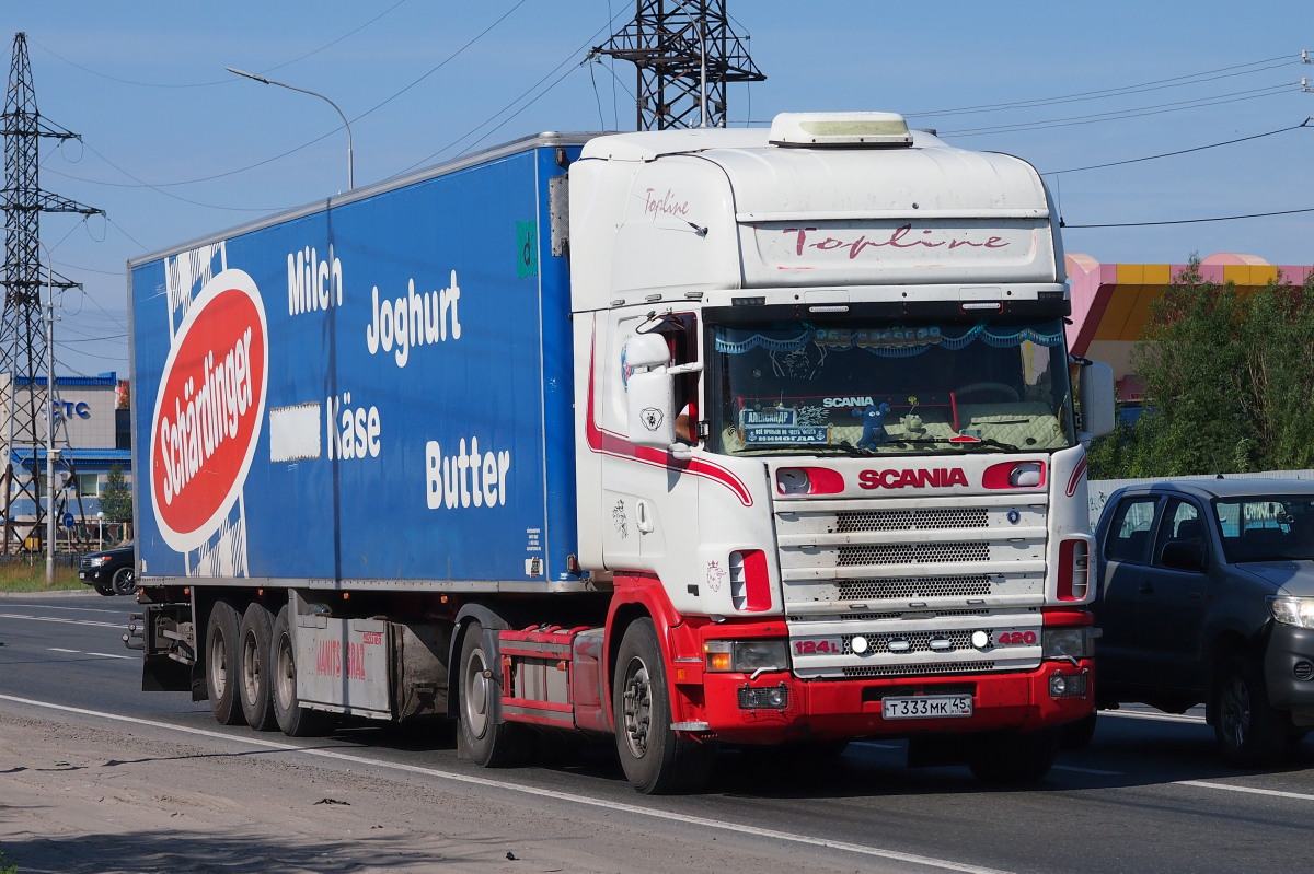 Курганская область, № Т 333 МК 45 — Scania ('1996) P124L