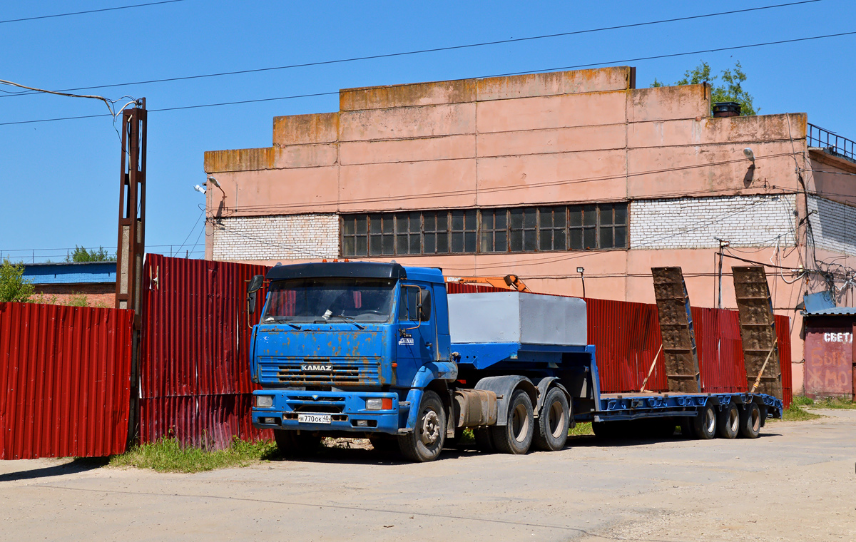 Калужская область, № Н 770 ОК 40 — КамАЗ-65116-62