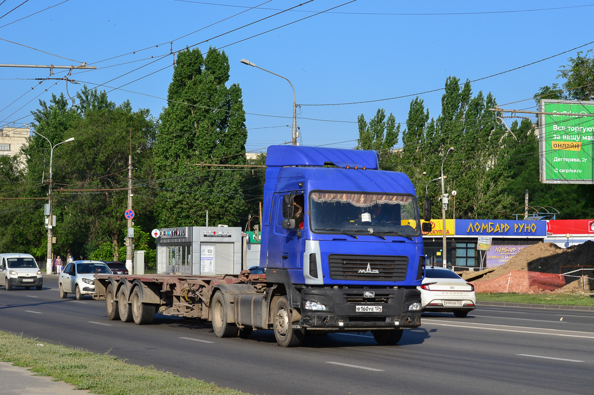 Волгоградская область, № В 160 УЕ 134 — МАЗ-544018