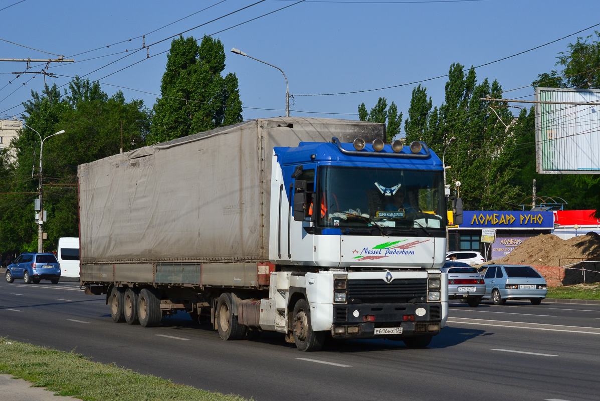 Волгоградская область, № Е 616 ЕХ 134 — Renault Magnum Integral ('1997)