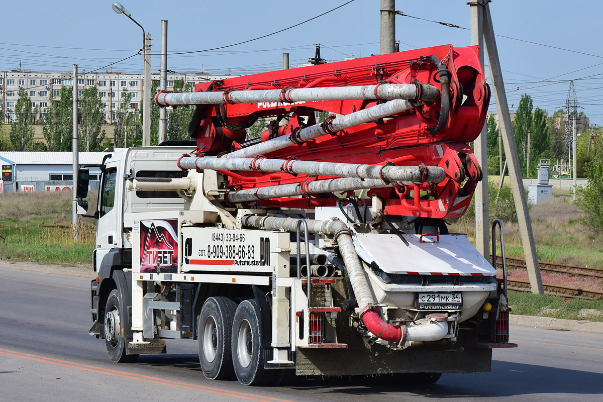 Волгоградская область, № С 291 МК 34 — Mercedes-Benz Axor (общ.м)