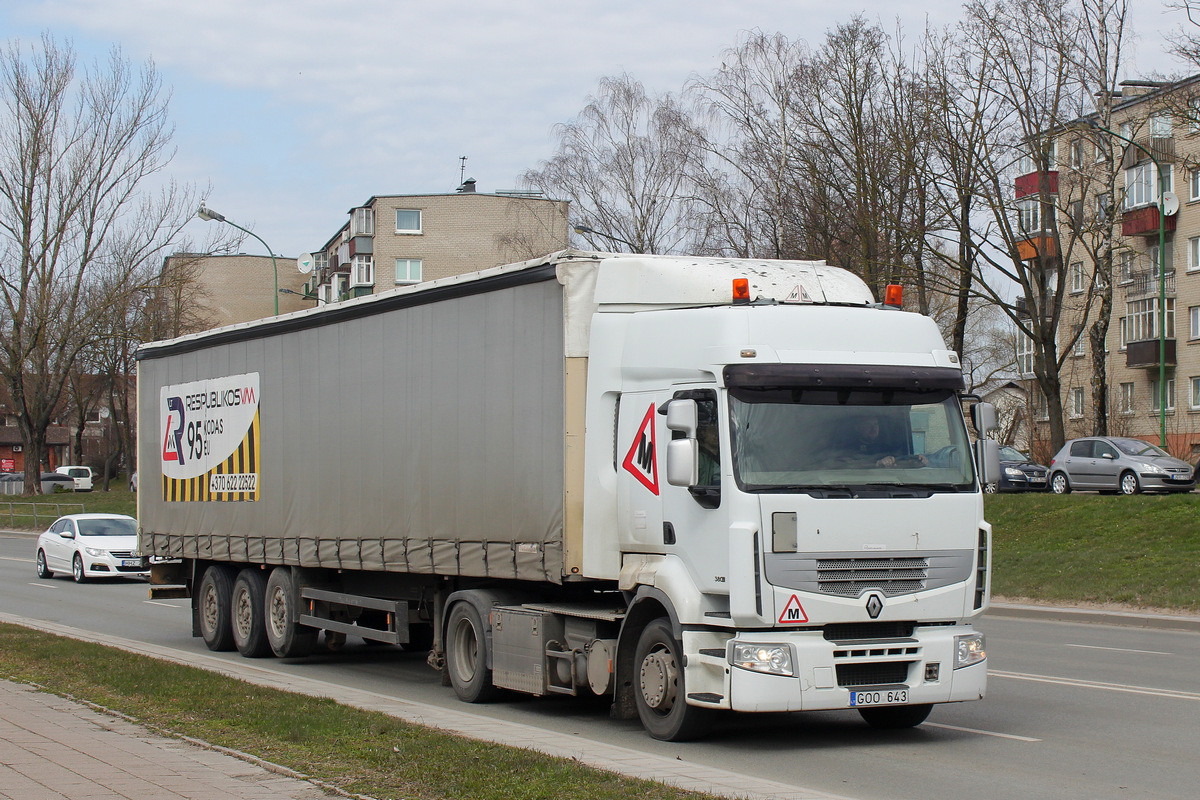 Литва, № GOO 643 — Renault Premium ('2006)