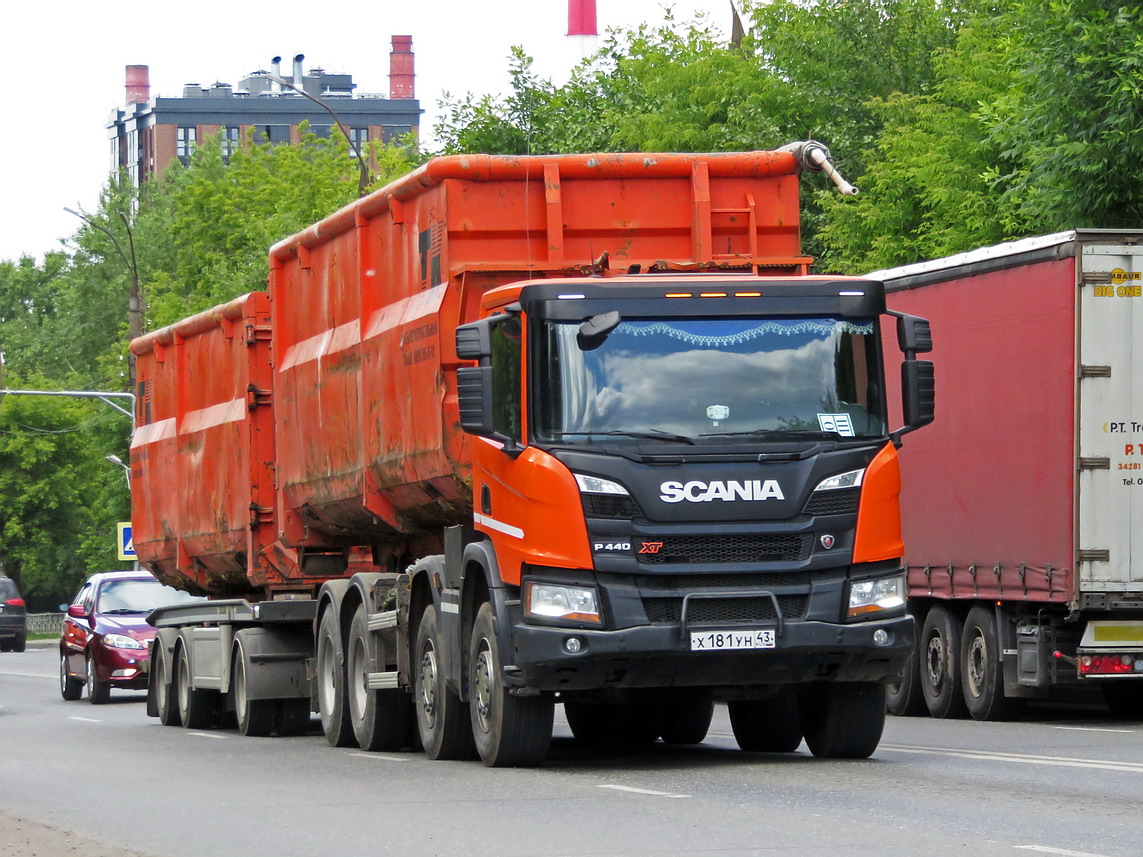 Кировская область, № Х 181 УН 43 — Scania ('2016) P440