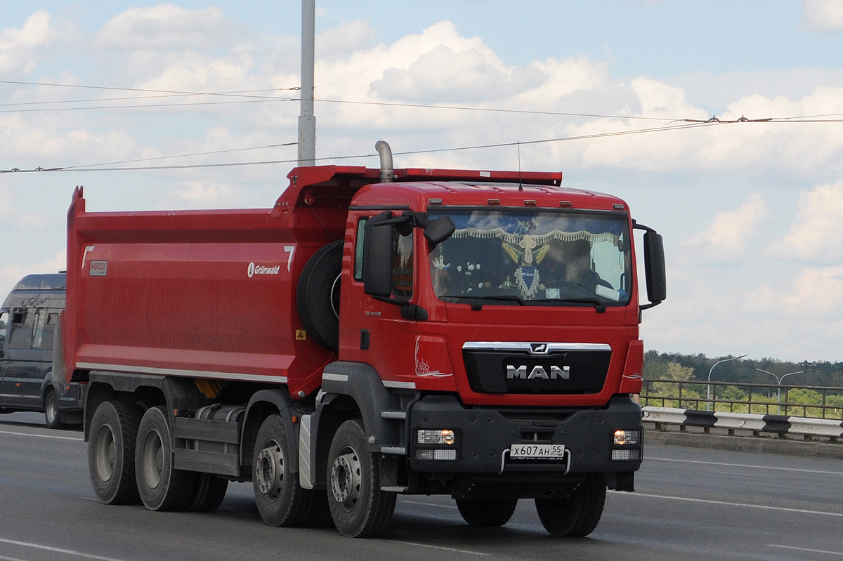 Омская область, № Х 607 АН 55 — MAN TGS ('2012) 41.440