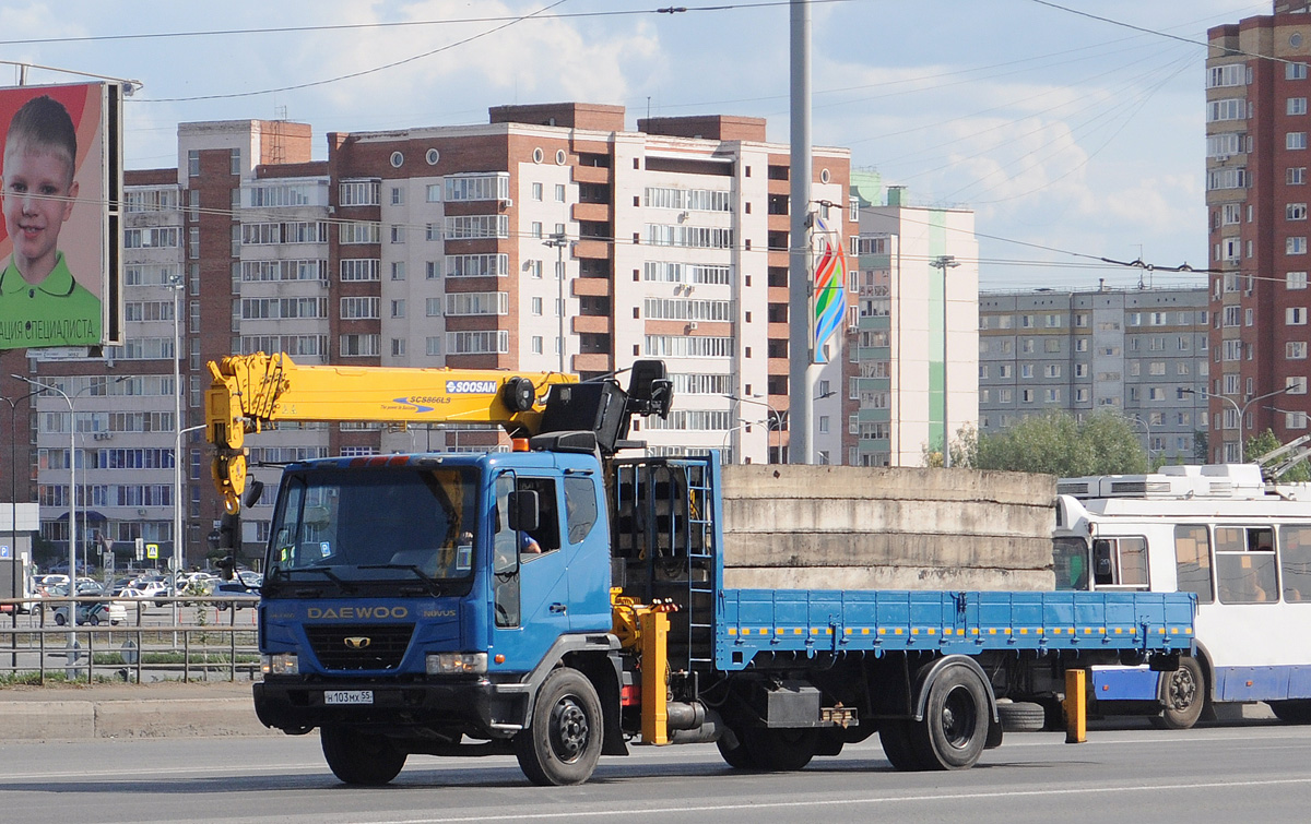 Омская область, № Н 103 МХ 55 — Daewoo Novus