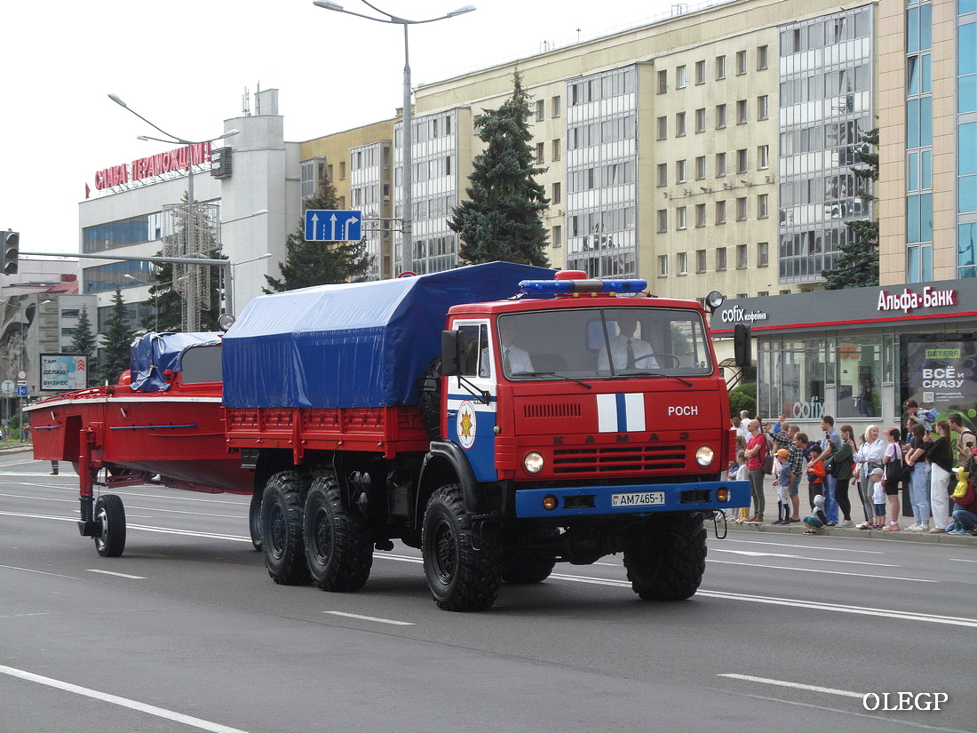 Брестская область, № АМ 7465-1 — КамАЗ-4310; Минск — День пожарной службы 2023