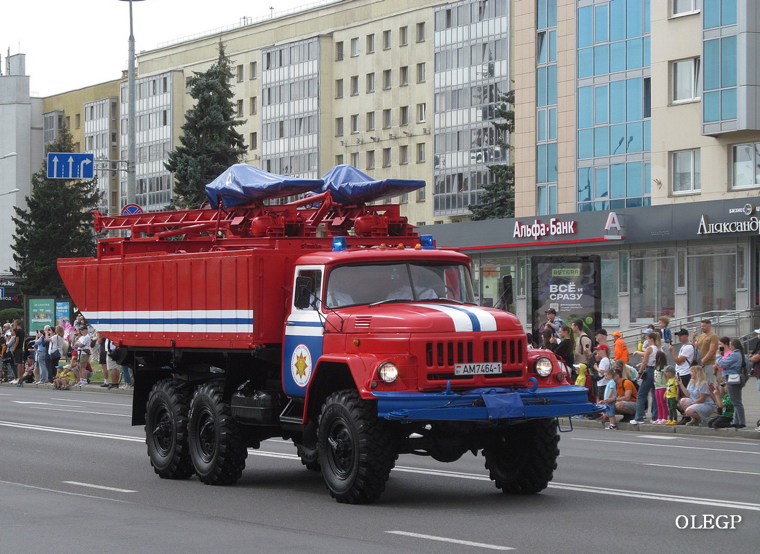 Брестская область, № АМ 7464-1 — ЗИЛ-131; Минск — День пожарной службы 2023