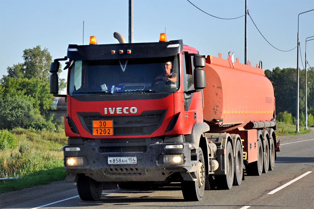 Алтай, № К 858 АН 154 — IVECO Trakker ('2013)