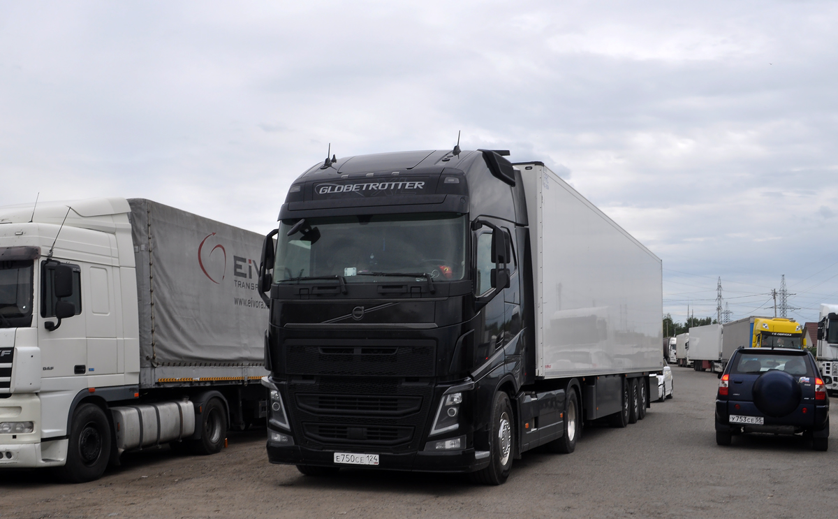 Красноярский край, № Е 750 СЕ 124 — Volvo ('2012) FH.460 [X9P]