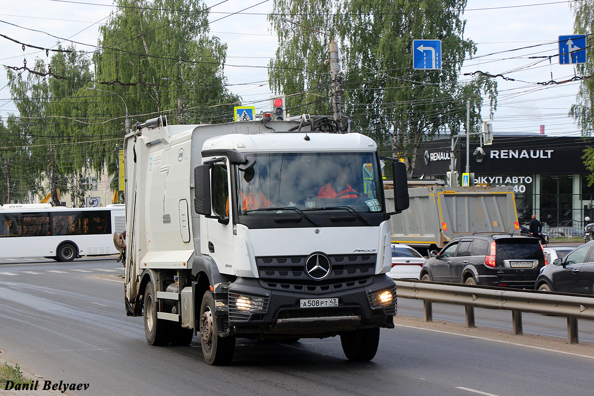 Кировская область, № А 508 РТ 43 — Mercedes-Benz Arocs 2033 [Z9M]