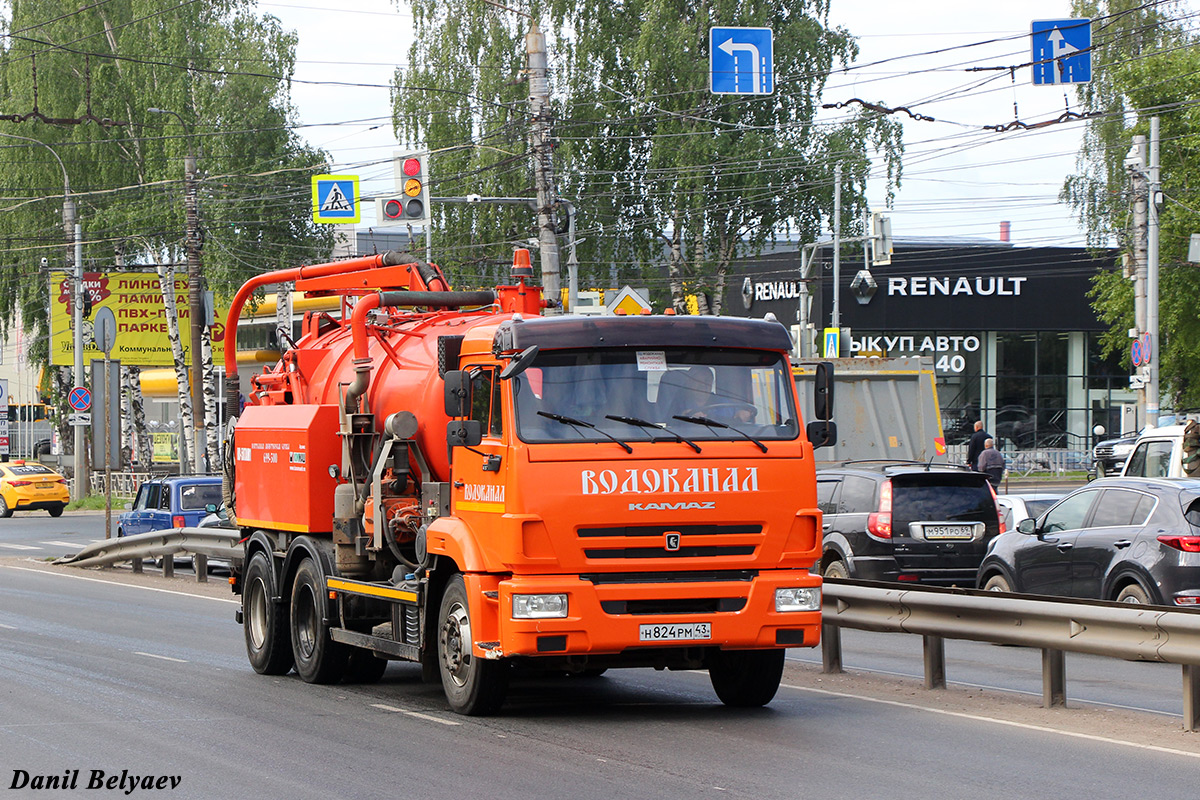 Кировская область, № Н 824 РМ 43 — КамАЗ-65115 (общая модель)