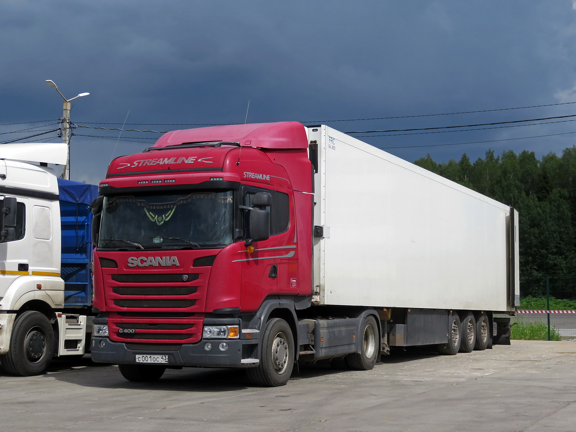 Кировская область, № С 001 ОС 43 — Scania ('2013) G440