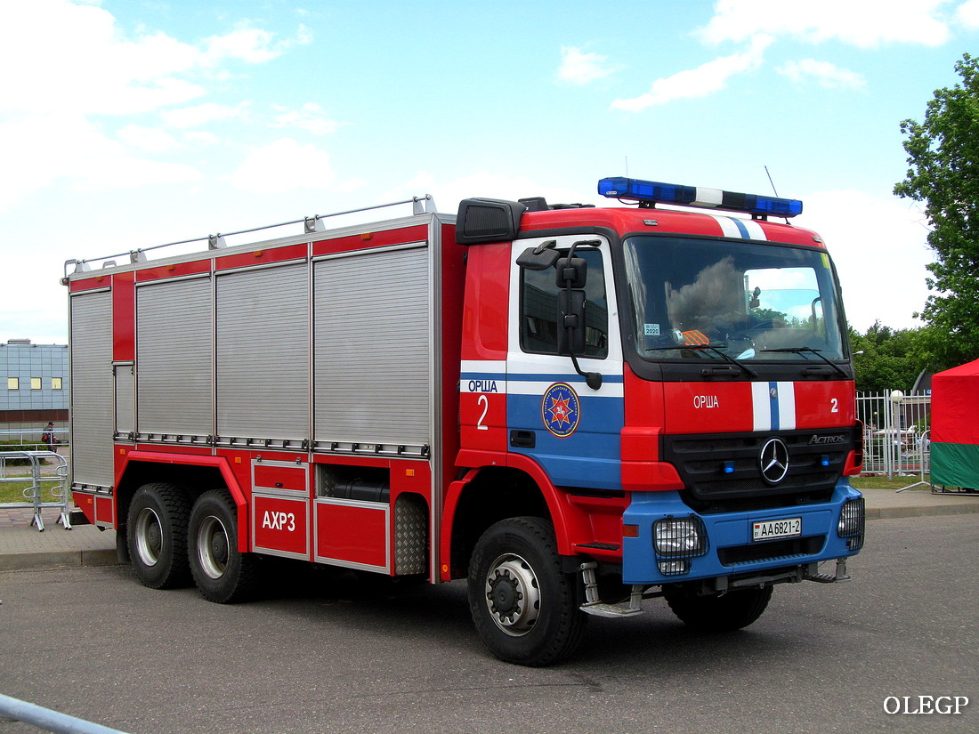 Витебская область, № АА 6821-2 — Mercedes-Benz Actros ('2003) 3336