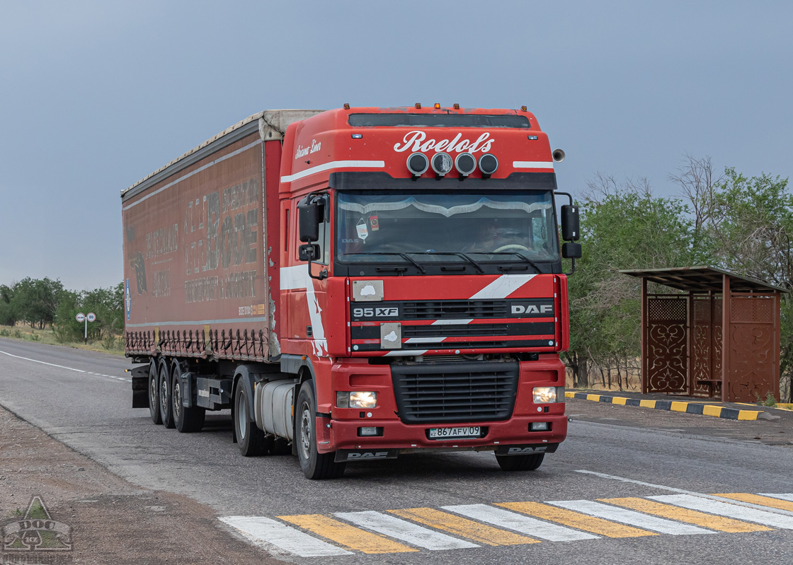 Карагандинская область, № 867 AFV 09 — DAF 95XF FT