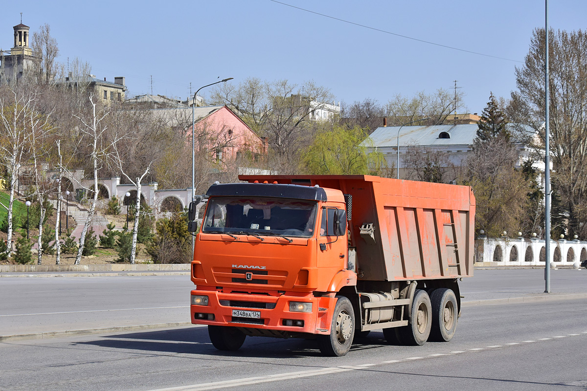 Волгоградская область, № М 348 ВА 134 — КамАЗ-6520-63