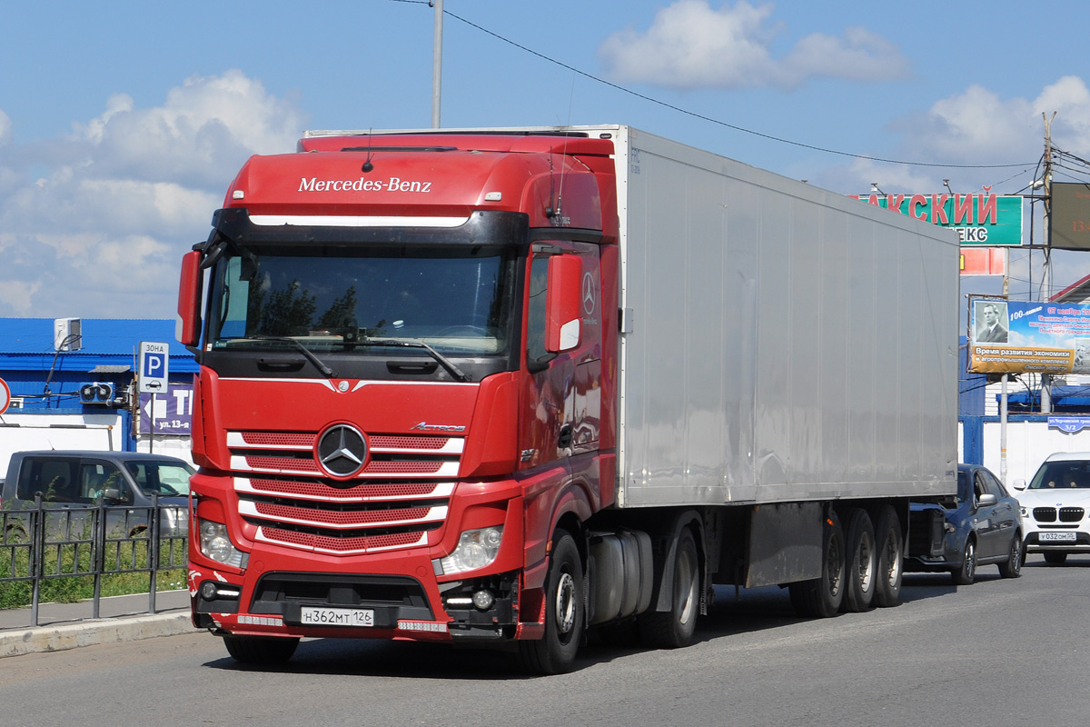 Ставропольский край, № Н 362 МТ 126 — Mercedes-Benz Actros ('2011)