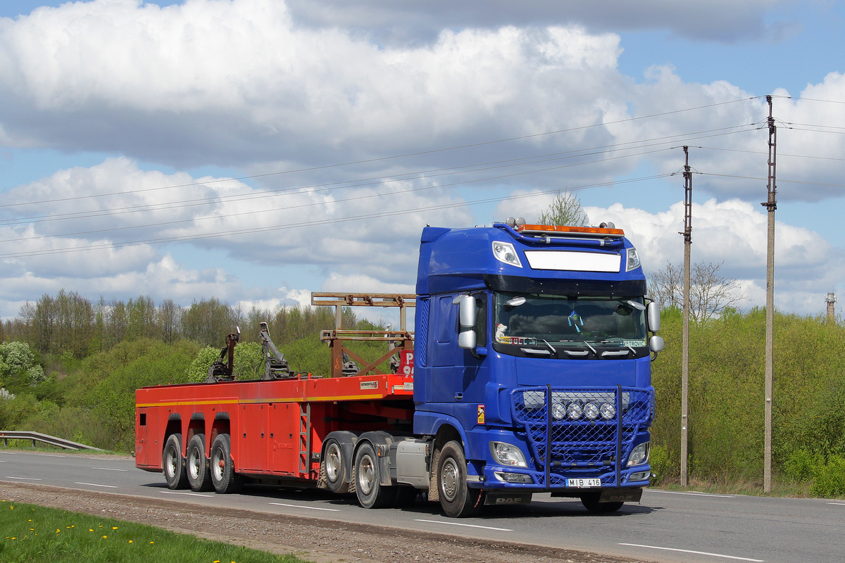 Литва, № MIB 416 — DAF XF Euro6 FTS