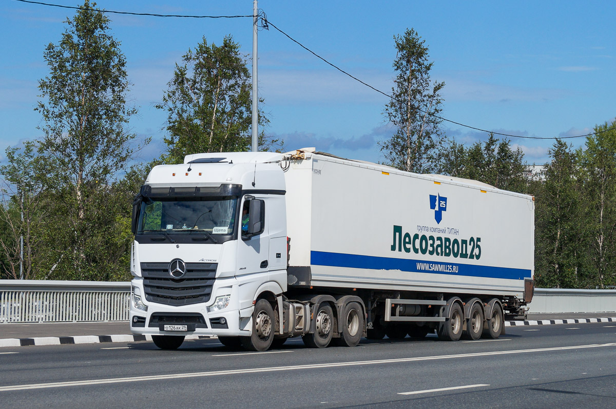 Архангельская область, № О 126 АК 29 — Mercedes-Benz Actros '11 2545 [Z9M]